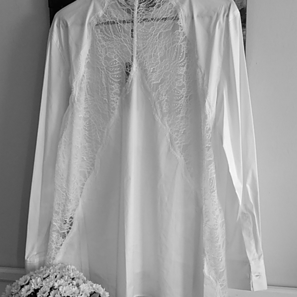DonnaKaran Lacy Blouse